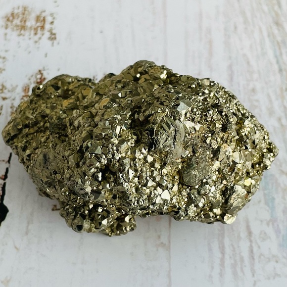 Natural Raw Rough Pyrite Mineral Specimen (Fool's Gold) - Picture 3 of 6